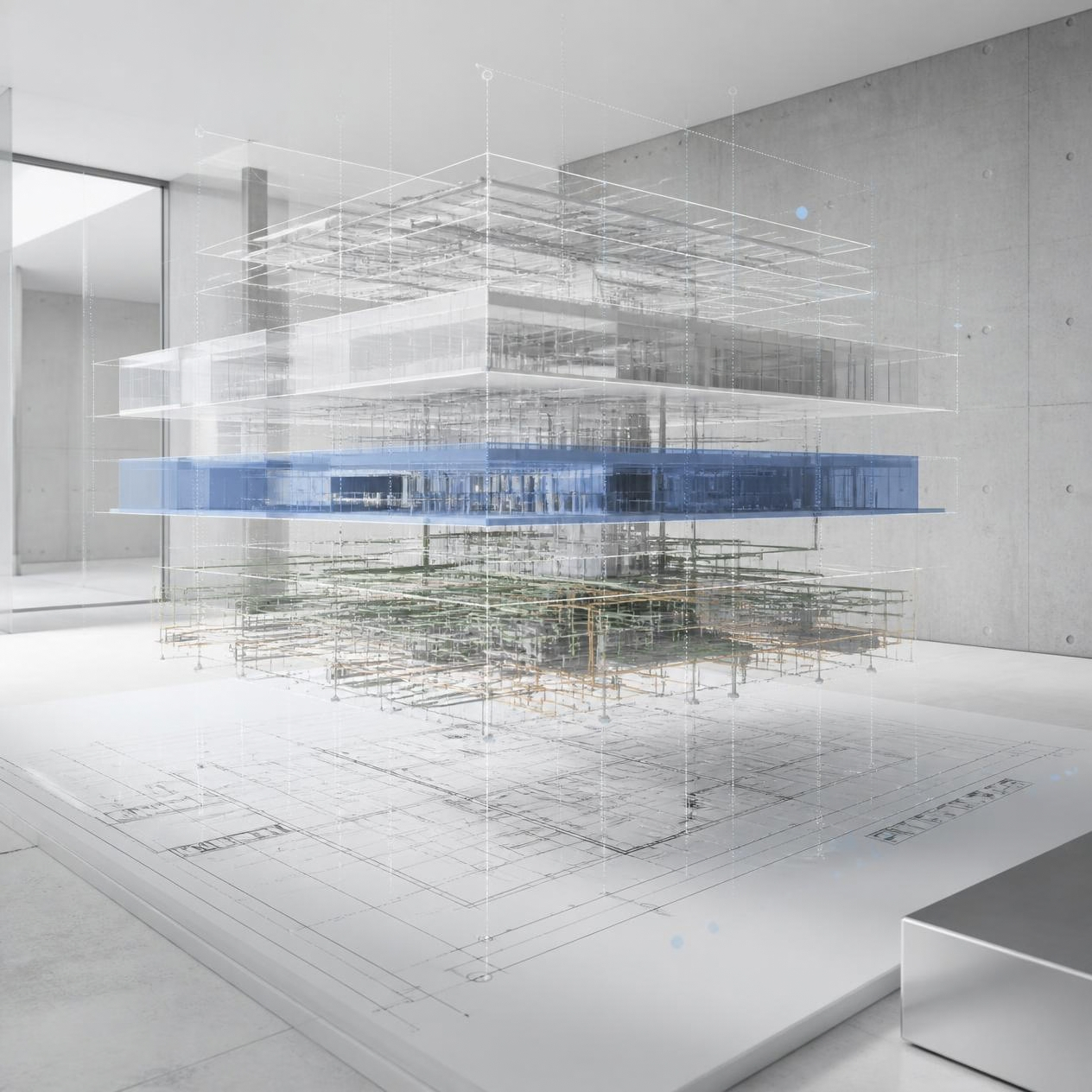 BIM Modell und CAD Koordinationsplanung